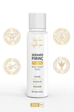 ÖZDEN ÖZDOĞAN Pirinç Mayası Tonik – Ceramide & Niacinamide İçeren Aydınlatıcı ve Nemlendirici Tonik 200 ml