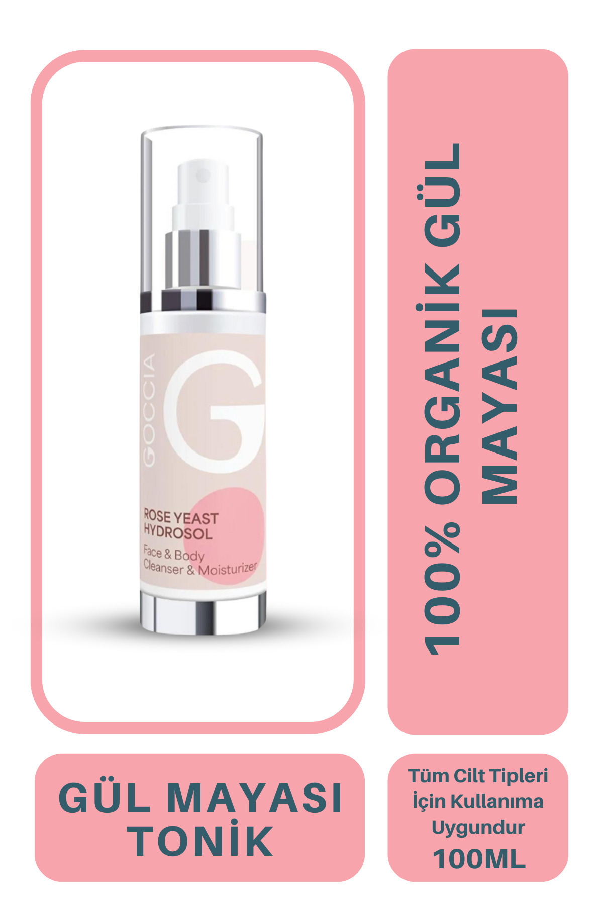 CNR Goccia Gözenekleri Sıkılaştıran | Parlaklık Veren Gül Mayası 100ML