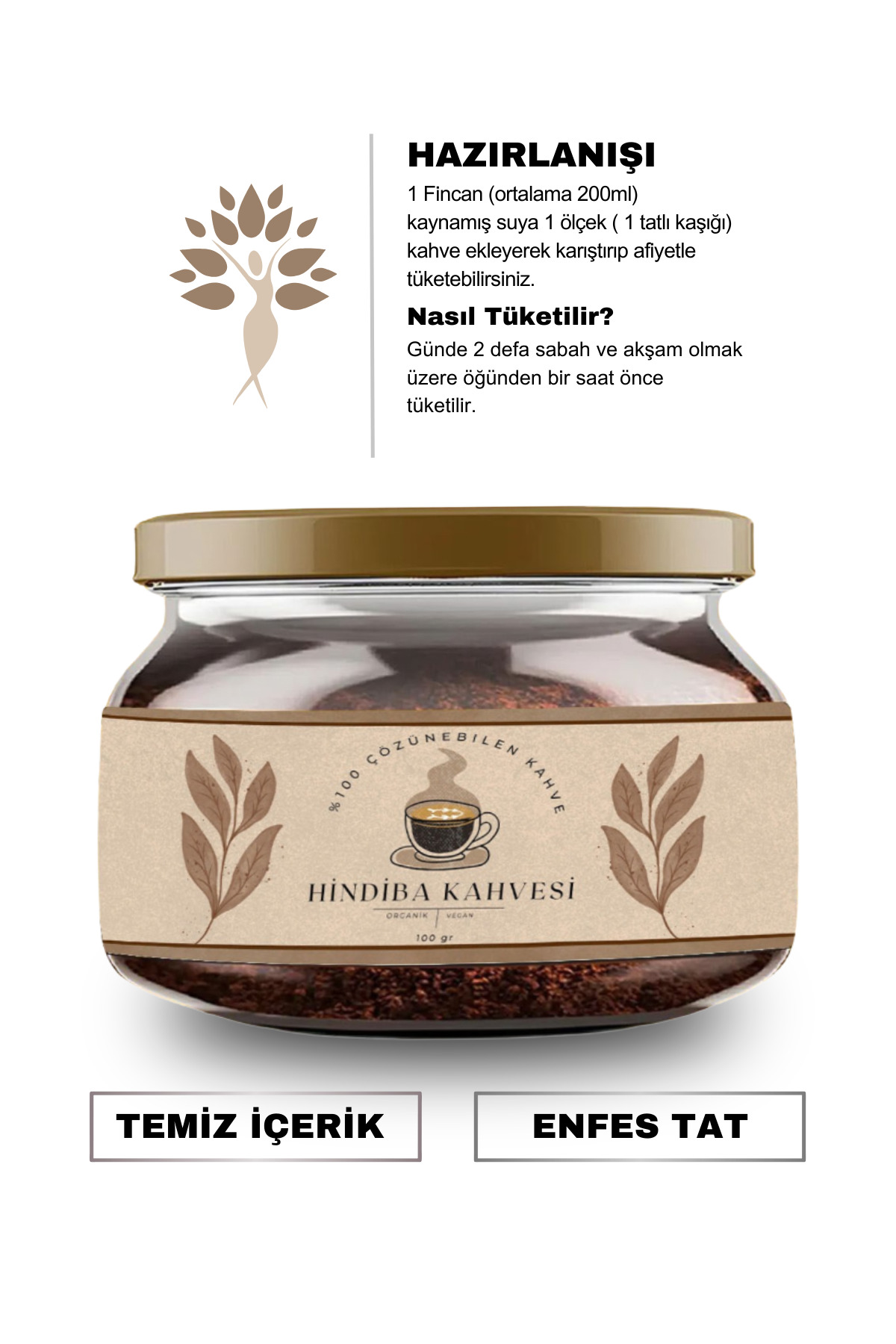 Blanora Hindiba Kahvesi (60 KULLANIM) - 1 Aylık Net 150gr - Görsel 2