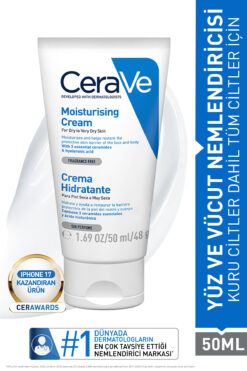 CeraVe Nemlendirici Krem Kuru ve Çok Kuru Ciltler 50 ml