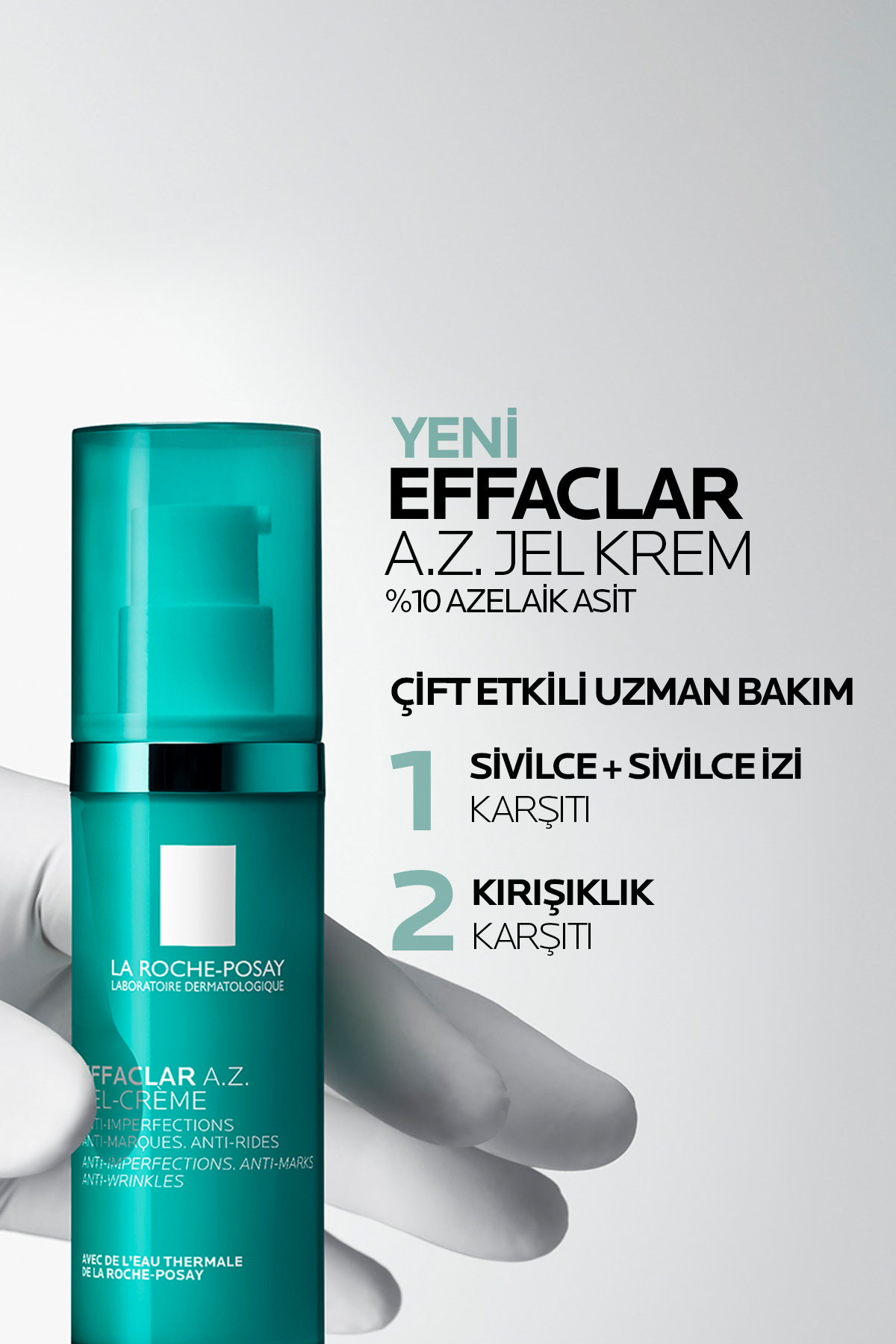 La Roche Posay Effaclar A.Z. Gel Krem 40 ml - Görsel 2