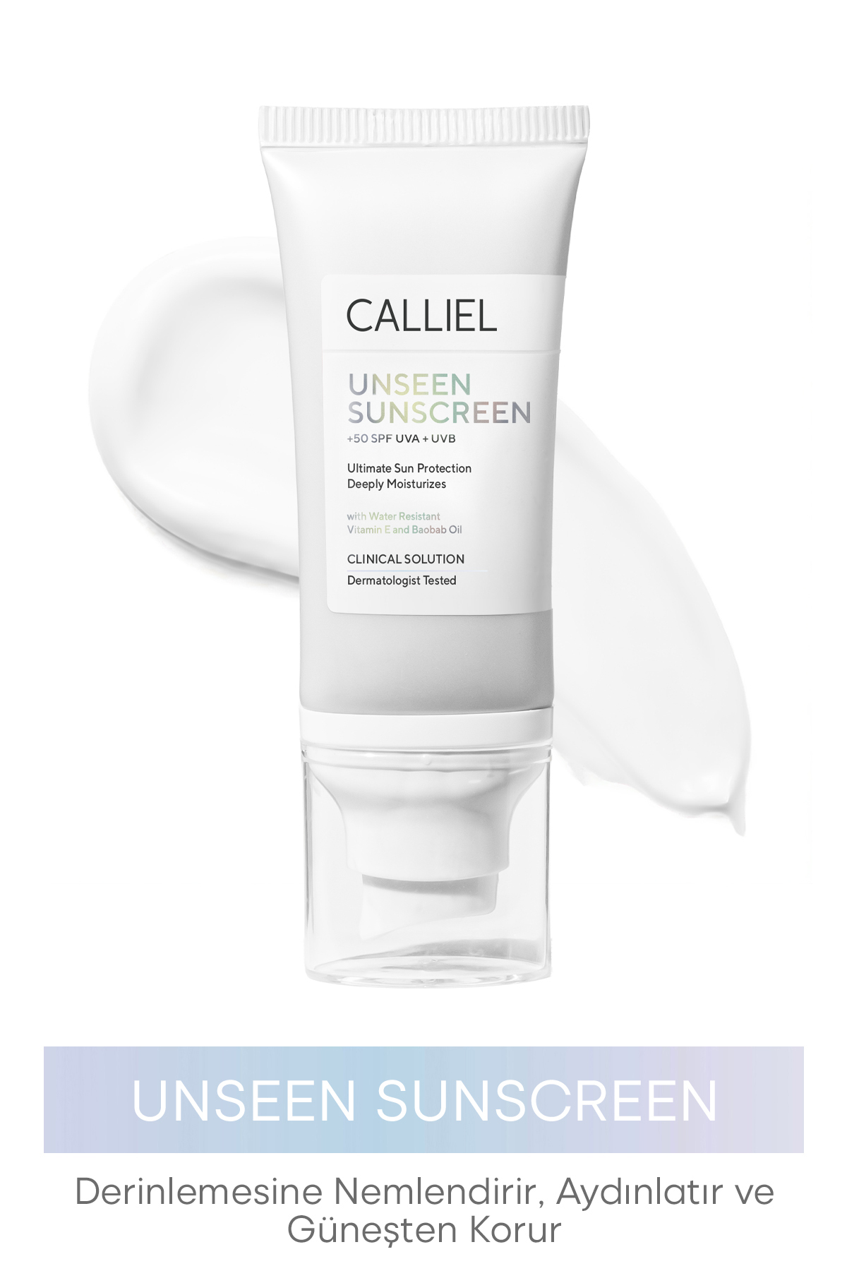 CALLİEL Görünmeyen, Şeffaf & Doğal Bitişli Nemlendirici Etkili 50 SPF Makyaj Bazı 50 Ml