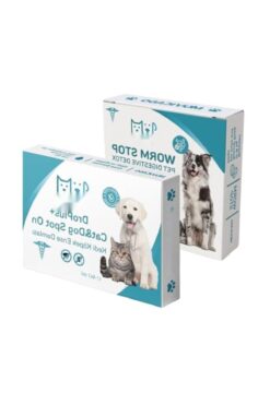 markentegra Bitkisel İç Dış Parazit Uzaklaştırıcı Damla ve Ödül Tableti Seti