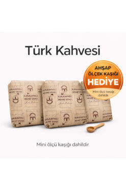 Mehmet Efendi Kurukahveci Taze Çekilmiş 3 adet x250 gr Toplam 750gr (Ahşap ölçek Kaşık Hediyeli)