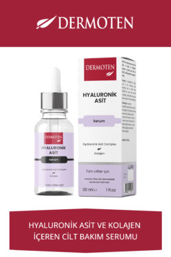 Dermoten Hyaluronik Asit Nemlendirici Cilt Bakım Serum 30 ml
