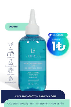 Licape Gözenek Sıkılaştırıcı, Arındırıcı ve Yağ Dengeleyici Tonik 200ml