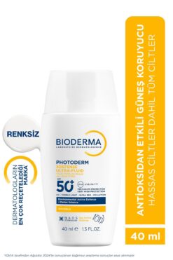 Bioderma Photoderm XDefense Spf50+ Tüm Cilt Tipleri Antioksidan Etkili Akışkan Güneş Kremi Renksiz 4