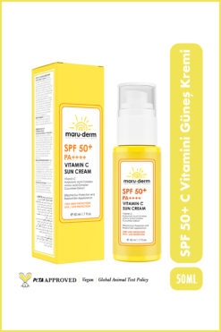Maru.Derm C Vitamini SPF 50+ PA++++ | Yeni Nesil Kore Filtreli 50 ML