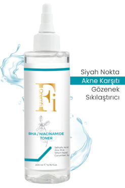 Qremfi Akne Karşıtı Gözenek Sıkılaştırıcı BHA Salisilik ve Niacinamide Tonik 200 ml