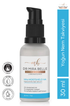 Dr. Mira Belle Derma Expert Mira-HA Serum 8 Farklı Molekül HA & Provitamin B5 Destekli Yoğun Nemlendirici Yüz Serumu 30 ml