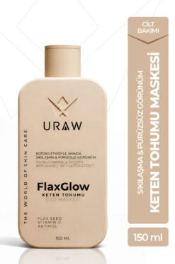 Uraw Sıkılaştırıcı ve Arındırıcı Soyulabilir Cilt Bakım Maskesi | Keten Tohumlu Maske