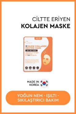 Mjcare Glow Collagen Melting Mask - Hydrojel Şeffaflaşan Eriyen Maske
