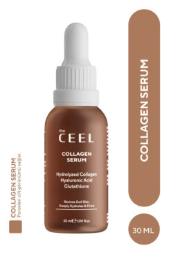 The Ceel Dolgunlaştırıcı ve Sıkılaştırıcı Etkili Kolajen Serum Hydrolyzed Collagen, Glutatyon 30 ml