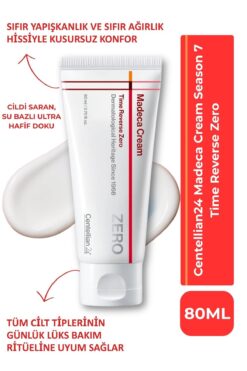 Centellian24 Madeca Cream Season 7 Time Reverse Zero 80 ml (Kızarıklık karşıtı hafif yapılı anti-aging krem) kore