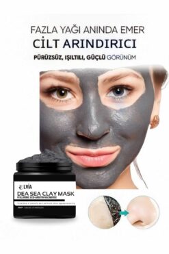 LVİA Gözenek Sıkılaştırıcı Işıltı Veren Siyah Nokta Ve Leke Karşıtı Kolajenli Kil Maskesi 150ml