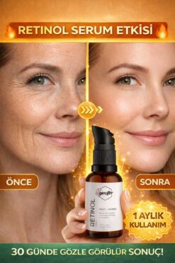 shop Retinol Serum 30 ml – Anti-Aging, Kırışıklık Karşıtı ve Cilt Yenileyici Serum