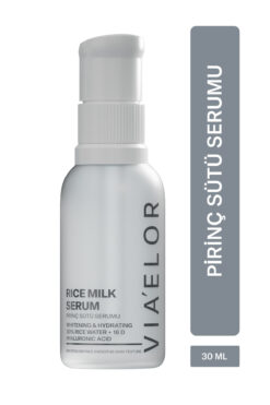 Via Elor Pirinç Mayası Aydınlatıcı ve Nemlendirici Cilt Tonu Eşit Görünümüne Yardımcı Serum 30 ml