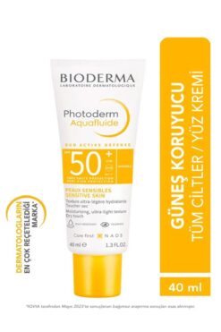 Bioderma Photoderm Aquafluid SPF50+Su bazlı, akışkan dokulu ve matlaştırıcı güneş koruyucu-40 ml
