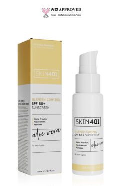 Skin401 Spf 50 Leke Karşıtı Aloe Vera Nemlendiricili Güneş Kremi 50ml