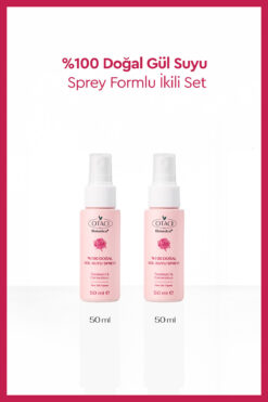 Otacı %100 Doğal Gül Suyu Spreyi İkili Paket