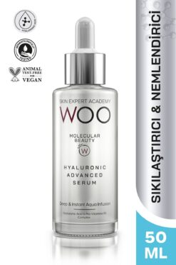 WOO Skin Expert Academy Yoğun Nemlendirici Hyaluronik Asit Serum 50ml Dolgunlaştırma Ve Sıkılaştırma Asit Moleküllü