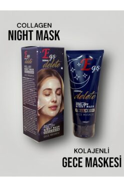 Egş DERMA delete COLLAGEN GECE MASKESİ NIGHT MASK yaşlanma karşıtı antiaging