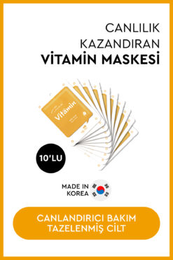 Mjcare On Vitamin Mask -vitaminli Yüz Maskesi 10'lu