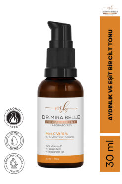 Dr. Mira Belle Derma Expert Mira C Vit 15% – Aydınlatıcı & Antioksidan, 30 ml