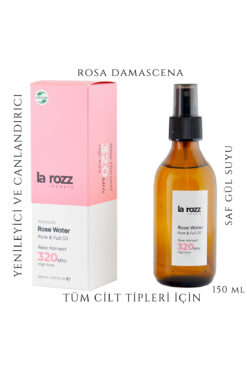La Rozz Isparta Tam Yağlı %100 Doğal Ve Saf Yenileyici Canlandırıcı Gül Suyu 150 ml
