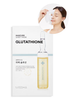 Missha Glutatyon İçerikli Aydınlatıcı Yaprak Maske Mascure Whitening Solution Sheet Mask Glutathione