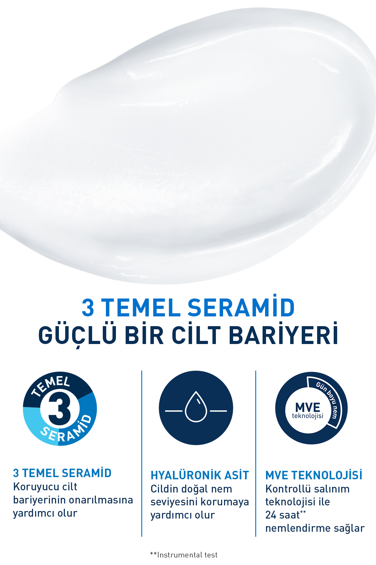 CeraVe Nemlendirici Krem Kuru ve Çok Kuru Ciltler 50 ml - Görsel 3