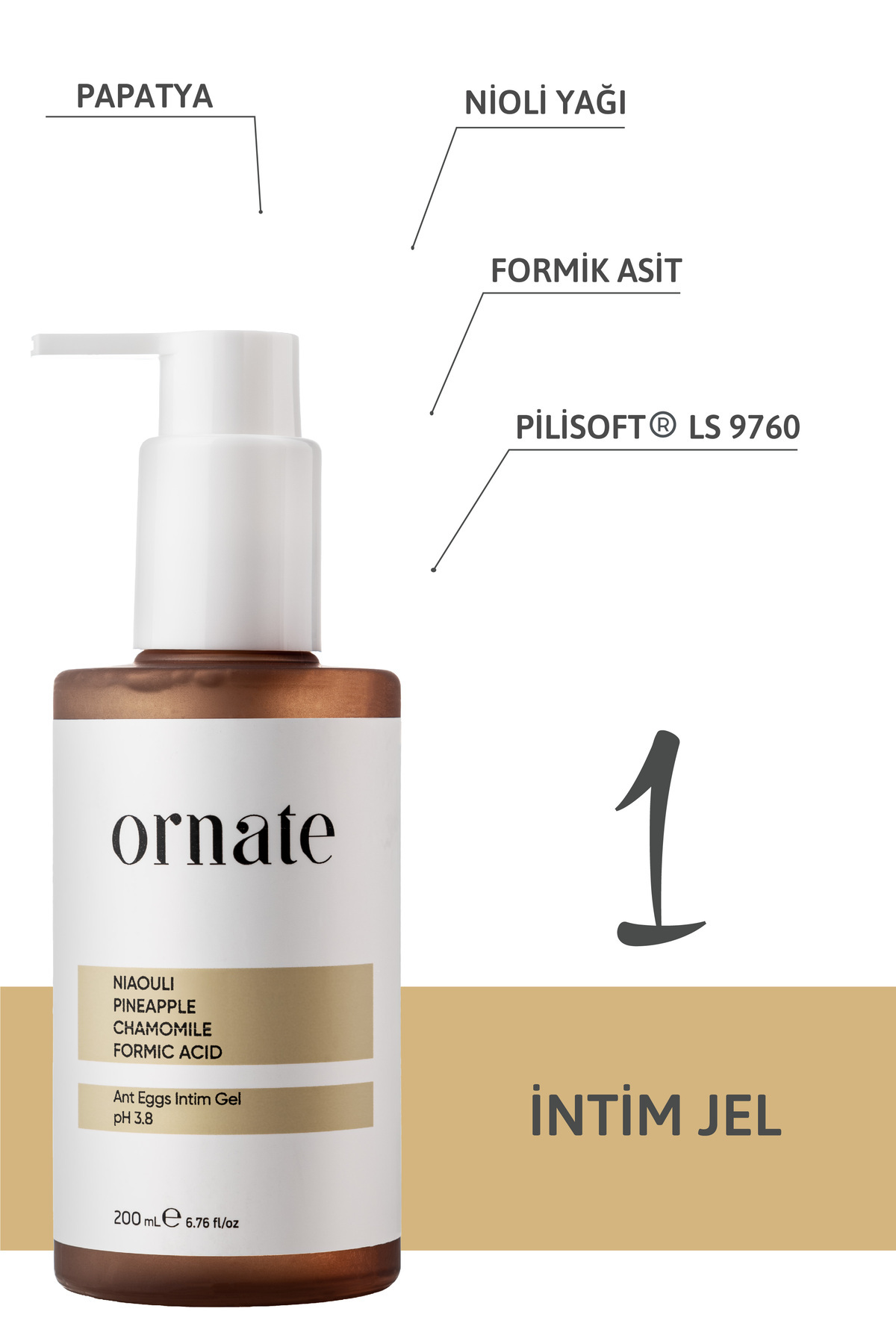 ORNATE Karınca Yumurtası Yağlı Tüm Vücut için Tüy Azaltıcı ve Aydınlatıcı 3’lü Tüy Bakım Seti - Görsel 2