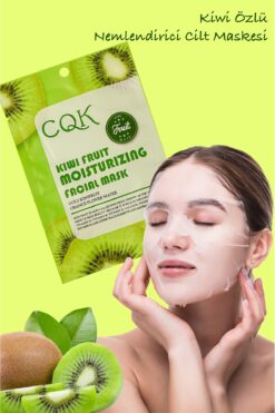 Uniquem Kivi Meyvesi Portakal Çiçeği Nemlendirici Yüz Kağıt Maske Kiwi Mask Xlm120