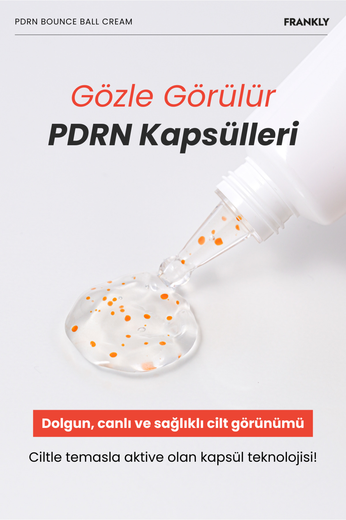 FRANKLY PDRN ve Somon DNA Kapsülleri İçeren Cildi Sıkılaştırmaya Yardımcı Yüz Kremi 50 mL - Görsel 3