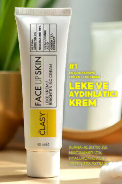 Clasy Care Face Up Skin Aydınlatıcı Leke Kremi, Leke Karşıtı, Siyah Nokta 40ml