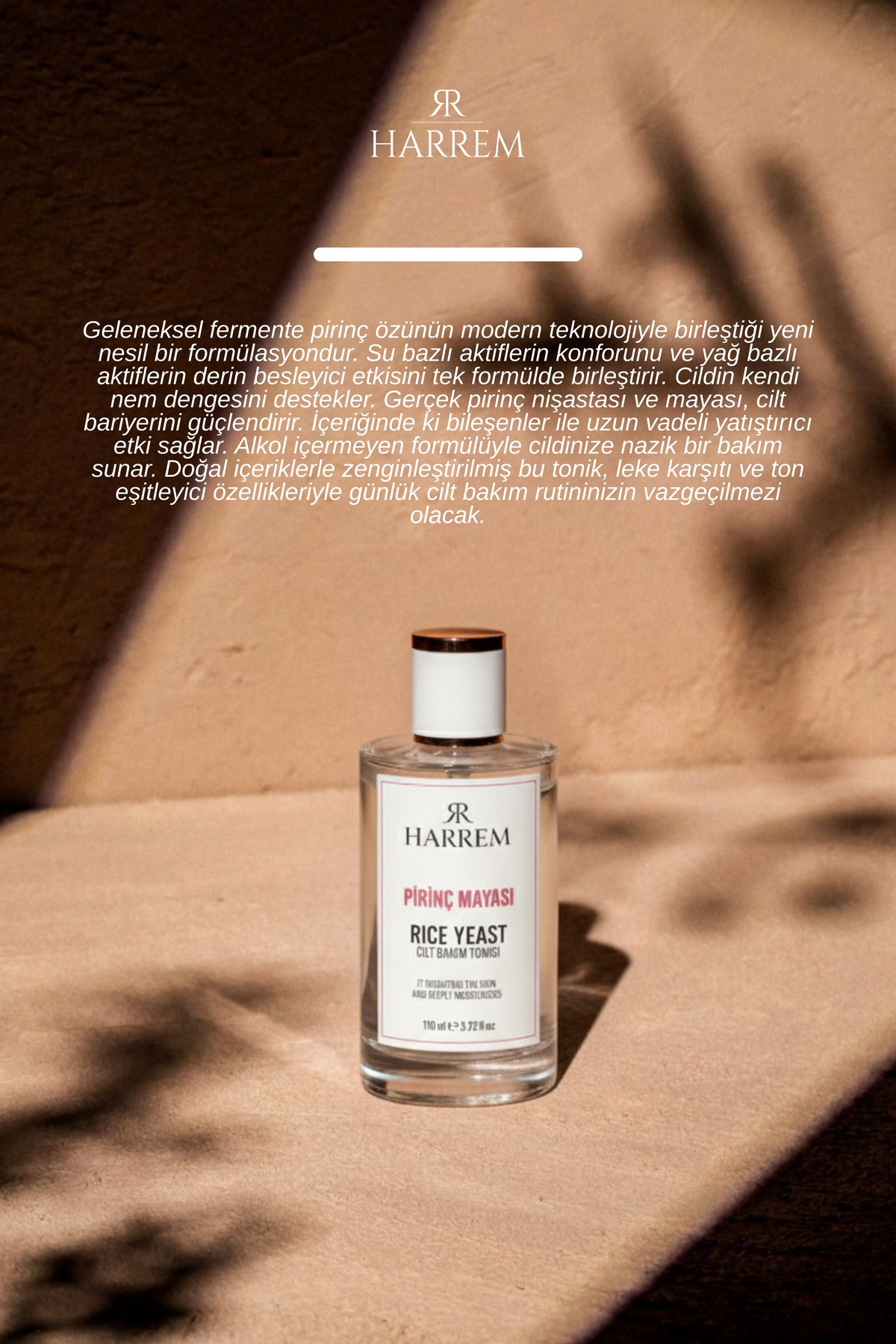 Harrem Pirinç Mayası Beyazlatıcı, Aydınlatıcı, Nemlendirici, Leke Karşıtı Tonik- Vegan - Görsel 2