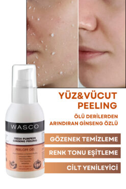 wasco Ölü Derilerden Arındıran Ginseng Özlü, Yenileyici, Aydınlatıcı Yüz Ve Vücut Peelingi