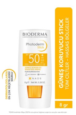 Bioderma Photoderm Stick SPF50+ Göz Çevresi, Dudak, Hassas Bölgeler Yüksek Korumalı Stick Güneş Koru