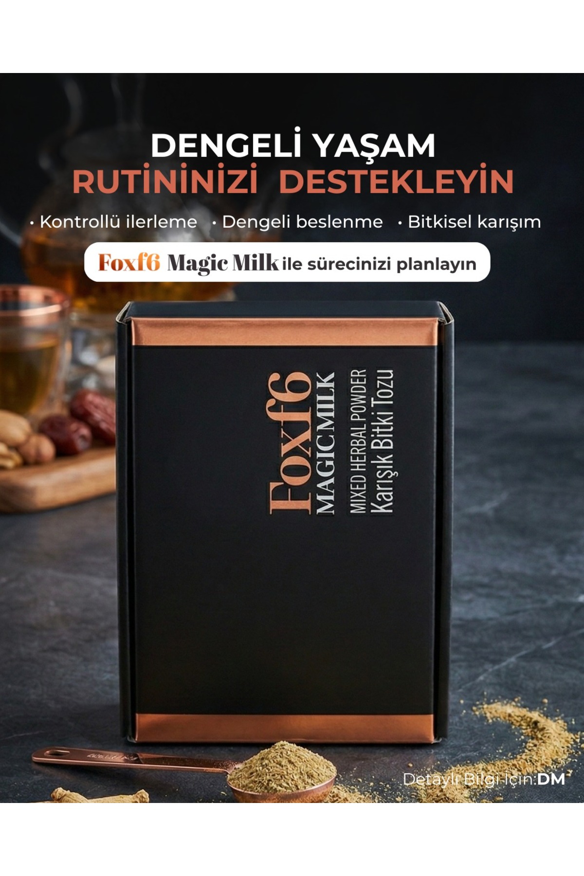 Foxf6 Magic Milk Bitkisel Karışık Toz - Görsel 2