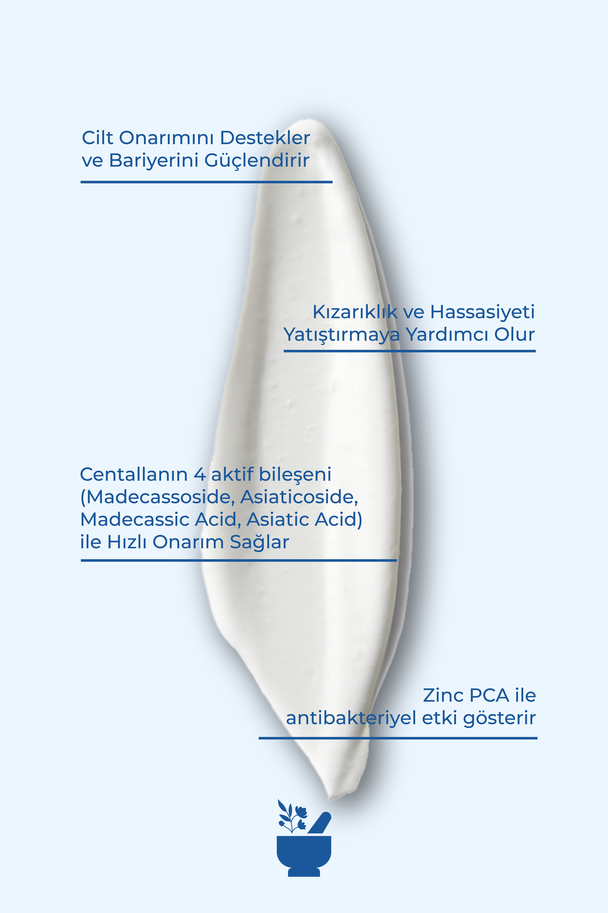 COSMED Yatıştırıcı Onarıcı Bariyer Kremi /4C CICA CREAM 10 ML - Görsel 2