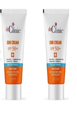 Dr. Clinic Güneş Koruyucu Krem Leke Karşıtı Spf 50 2 Li Set (50 ML - 50 ML)