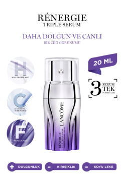 Lancome Renergie Triple Serum Hyalüronik Asit, C Vitamini+niasinamid, Ferülik Asit 20 ml 3614274170191
