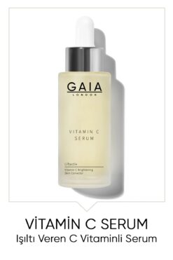 Gaia London Işıltı Veren Canlandırıcı Ve Aydınlatıcı Renk Tonu Eşitleyici Vitamin C Serum 50ml