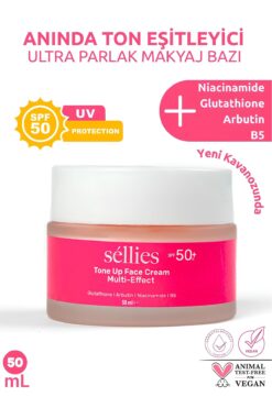 Séllies Shiny Primer+ Ultra Parlak Makyaj Bazı | Cilt Tonu Eşitleyici | Onarıcı | SPF50+ | Tüm Cilt Tipleri
