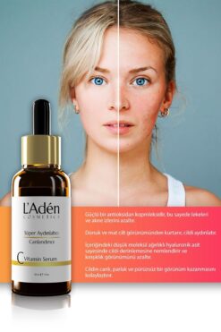 L'Aden Cosmetics Aydınlatıcı C Serum Ile Kırışıklık Ve Lekere Son.
