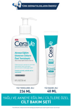 CeraVe Yağlı ve Akneye Eğilimli Ciltlere Özel Cilt Bakım Seti