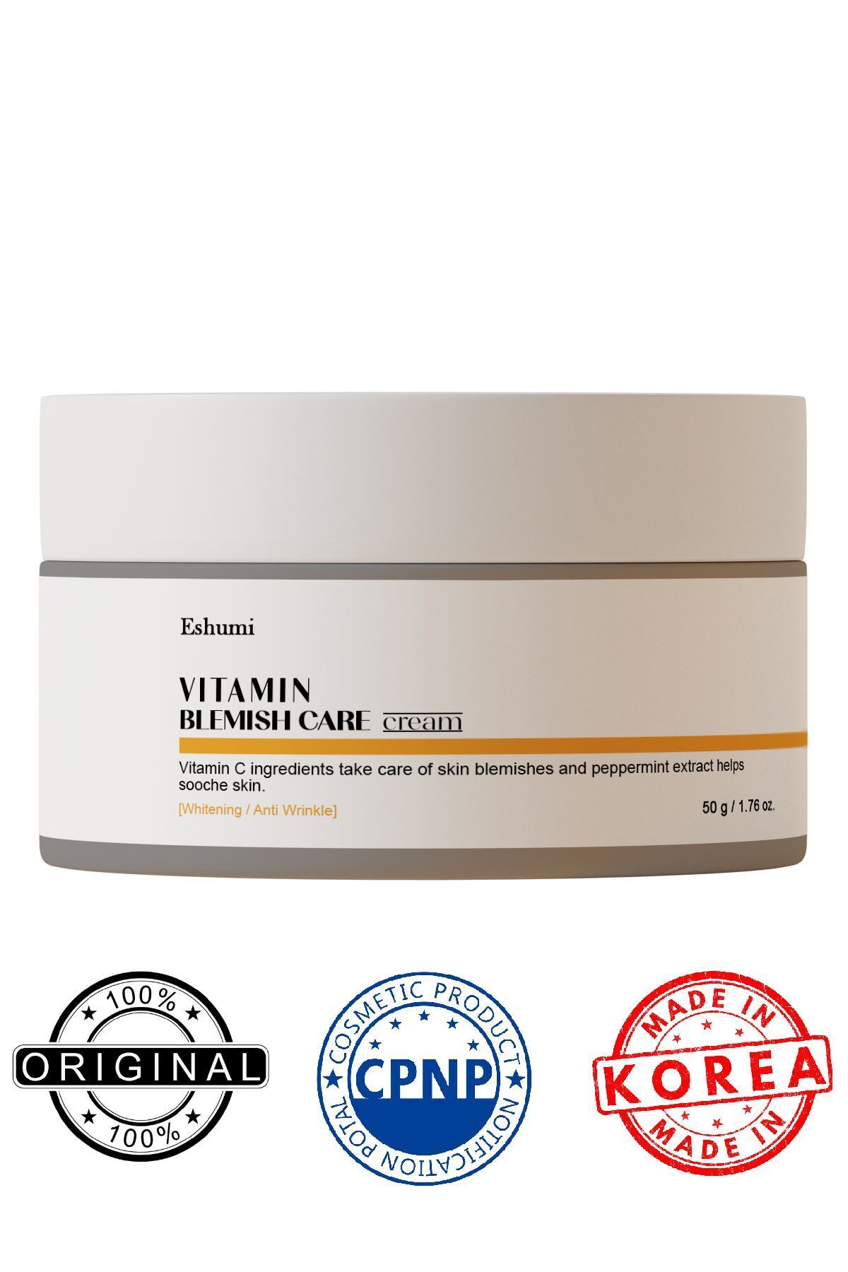 ESHUMİ Lekeli Ciltler Için C Vitamini Içerikli Leke Karşıtı Vita-c Whitening Krem - Görsel 2