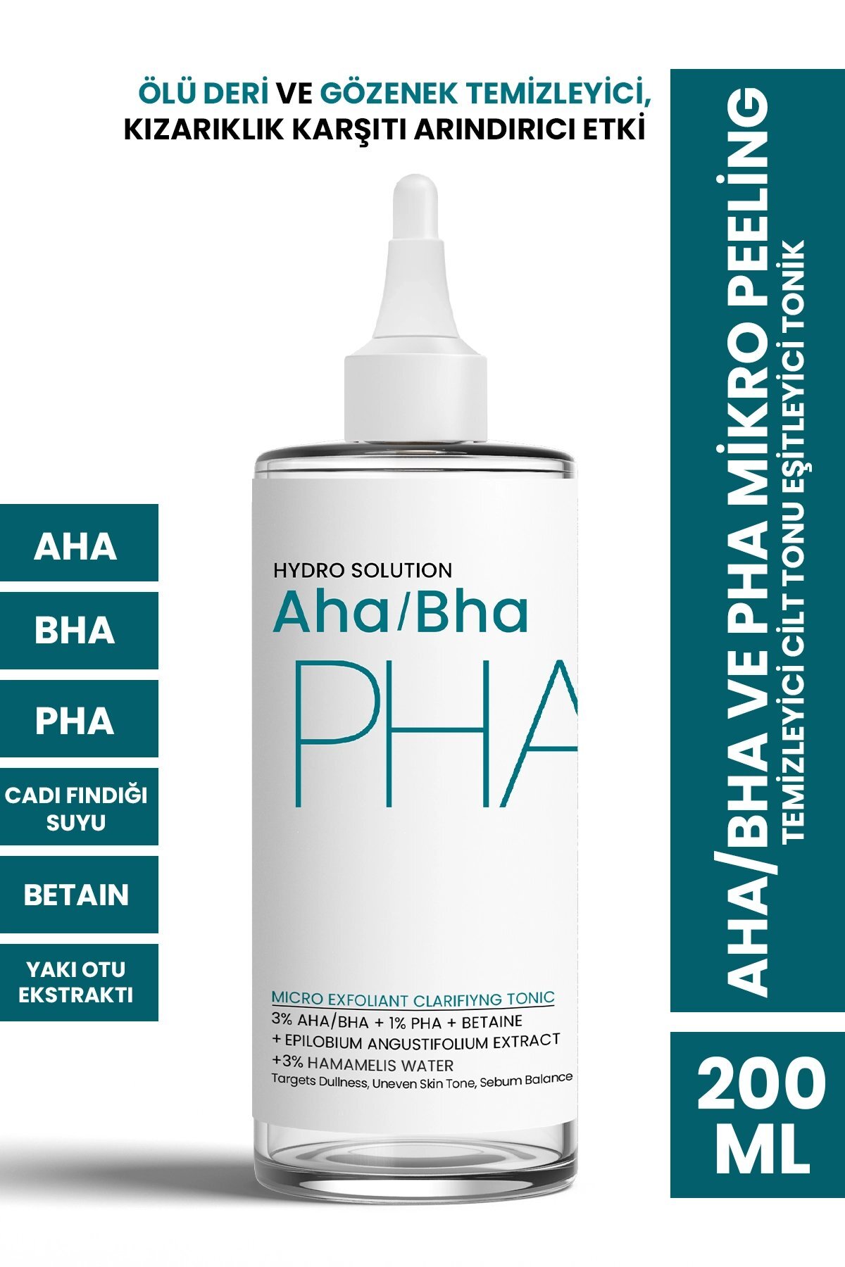 PROCSIN Hydro Solution Aha/bha Ve Pha Mikro Peeling Temizleyici Cilt Tonu Eşitleyici Tonik 200 ml