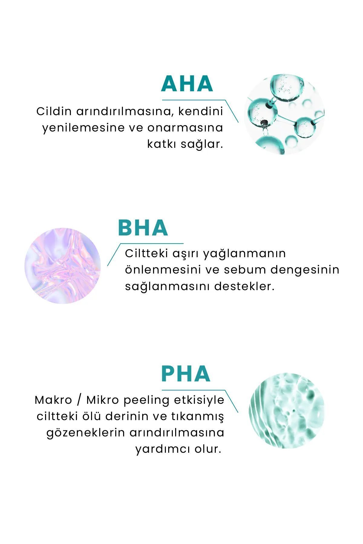 PROCSIN Hydro Solution Aha/bha Ve Pha Mikro Peeling Temizleyici Cilt Tonu Eşitleyici Tonik 200 ml - Görsel 3