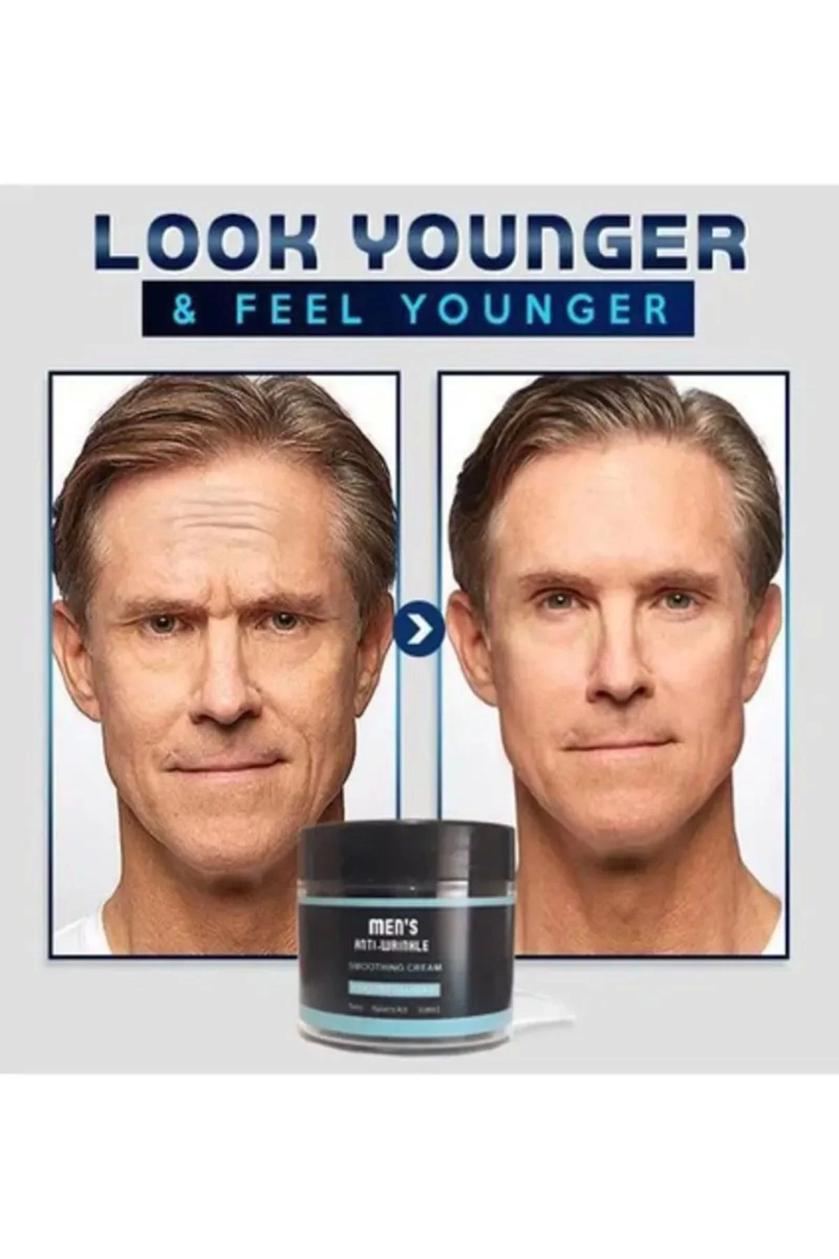 Genel Markalar Men's Anti-wrinkle Cream Erkek Yaşlanma Kırışıklık Karşıtı Yüz Bakım Kremi 100 Ml - Görsel 2